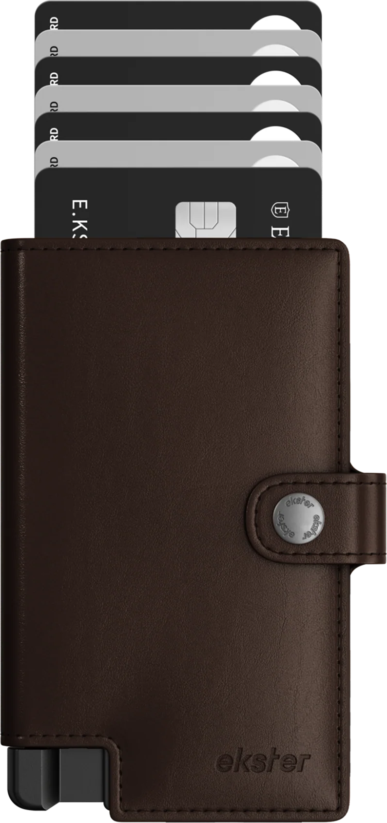 Ekster Wallet Pro mit ausgefächerten Karten